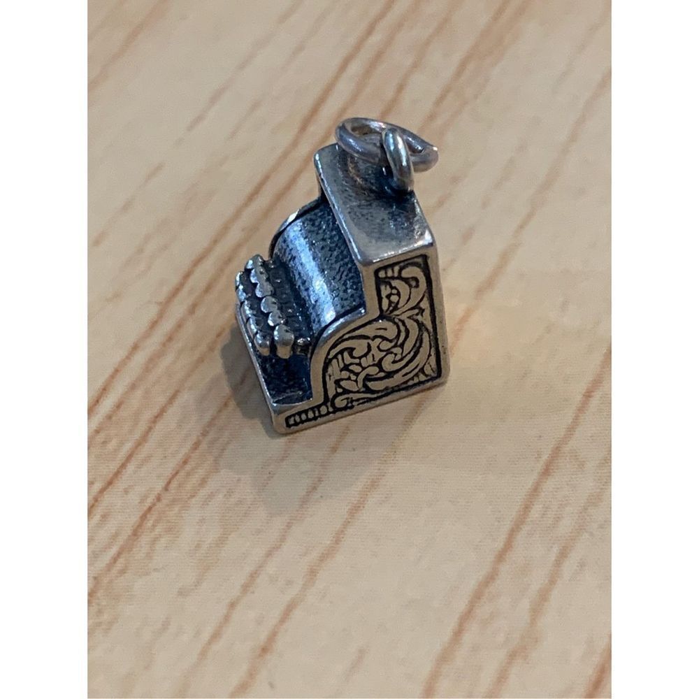 Cash Register Sterling Silver Jewelry Charm